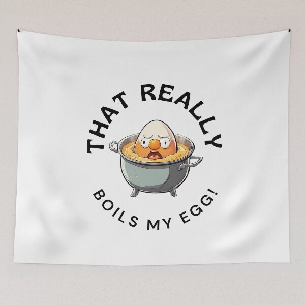Item preview,  Boils my egg designed and sold by MisfitMind.