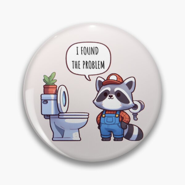 Item preview,  Plumber Raccoon designed and sold by LemuellTrends.