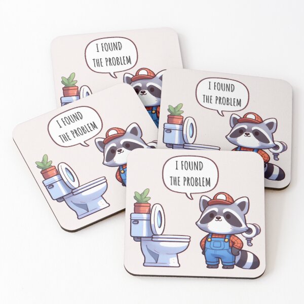 Item preview,  Plumber Raccoon designed and sold by LemuellTrends.