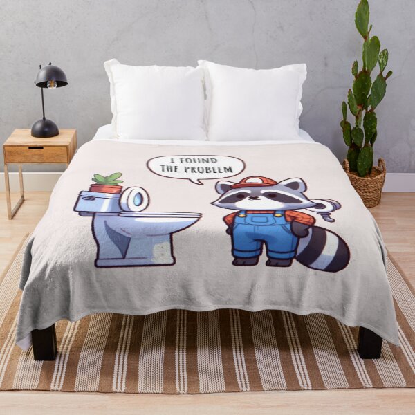 Item preview,  Plumber Raccoon designed and sold by LemuellTrends.