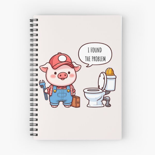 Item preview, Plumber Pig designed and sold by LemuellTrends.