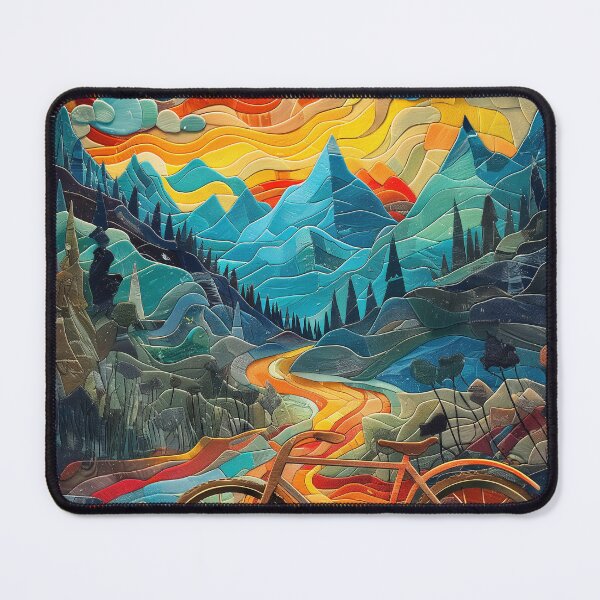 Item preview, bike art painting abstract designed and sold by Rockwpapart.