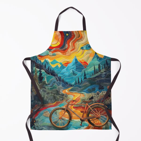 Item preview, bike art painting abstract designed and sold by Rockwpapart.