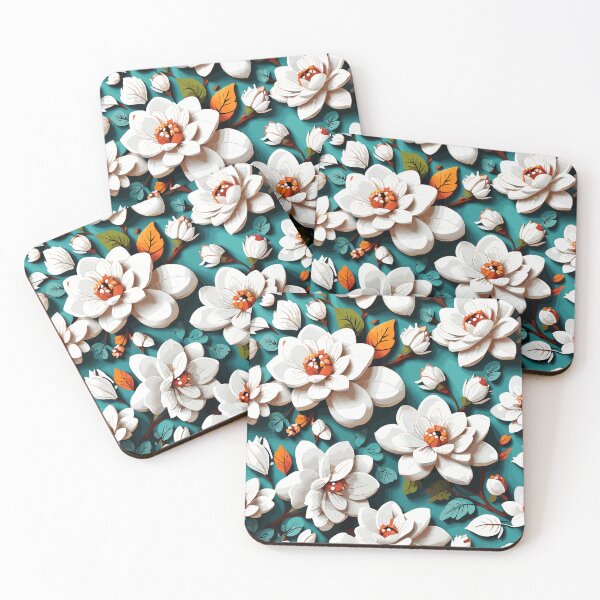 Item preview, White Flower Abstractions designed and sold by DavidCreator.