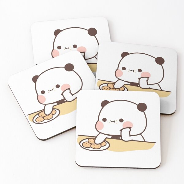 Item preview, BuBu DuDu Mochi Milk Peach Panda Bear Brownie Sugar Valentine xmas goma Couple  designed and sold by DaresToDream.