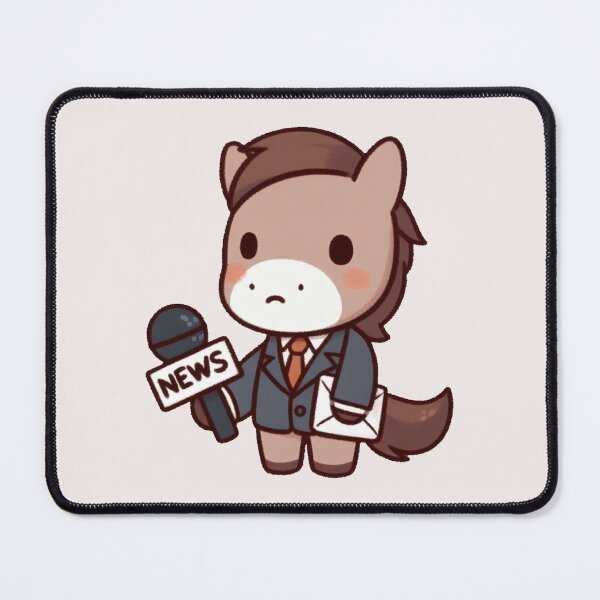 Item preview, Journalist Horse designed and sold by LemuellTrends.