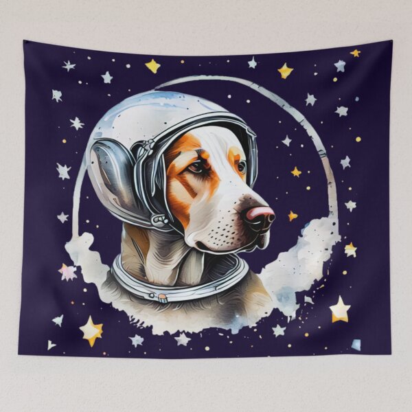 Item preview, Astronaut dog in the stars designed and sold by Astralia.