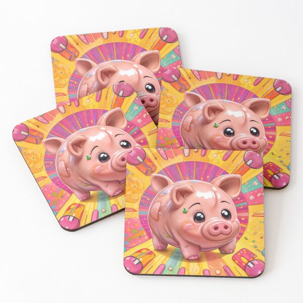 Item preview, piggy bank with coins designed and sold by Iiibear888.