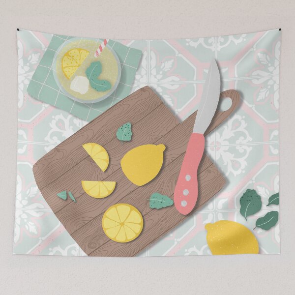 Item preview, Lemonade in the patio designed and sold by Home Cyn Home.