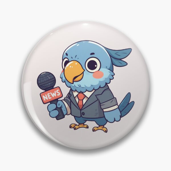 Item preview, Journalist Parrot designed and sold by LemuellTrends.