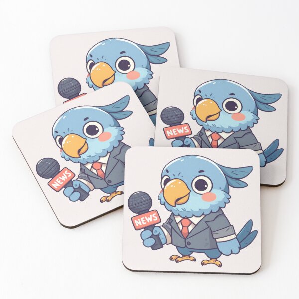 Item preview, Journalist Parrot designed and sold by LemuellTrends.