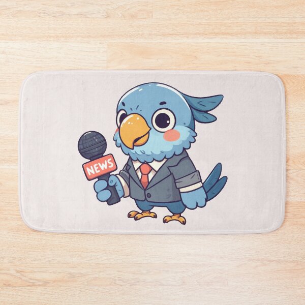 Item preview, Journalist Parrot designed and sold by LemuellTrends.