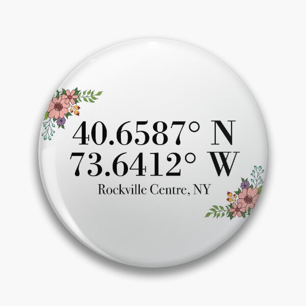 Artikelvorschau, Koordinaten von Rockville Centre, NY entworfen und verkauft von mynameisliana.