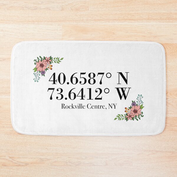 Item preview, Rockville Centre, NY Coordinates designed and sold by mynameisliana.