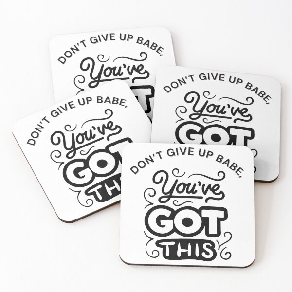 Item preview, Don't Give Up Babe, You've Got This designed and sold by travelanddogs.