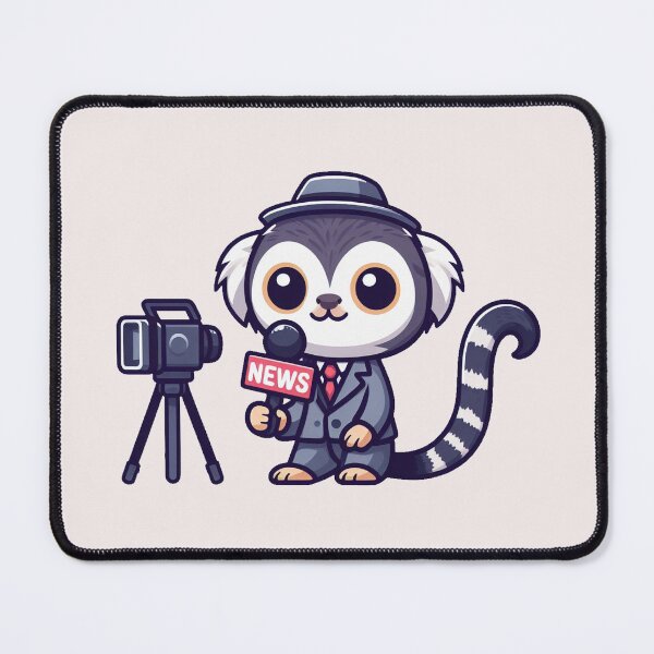 Item preview, Journalist Marmoset designed and sold by LemuellTrends.