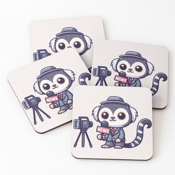 Item preview, Journalist Marmoset designed and sold by LemuellTrends.
