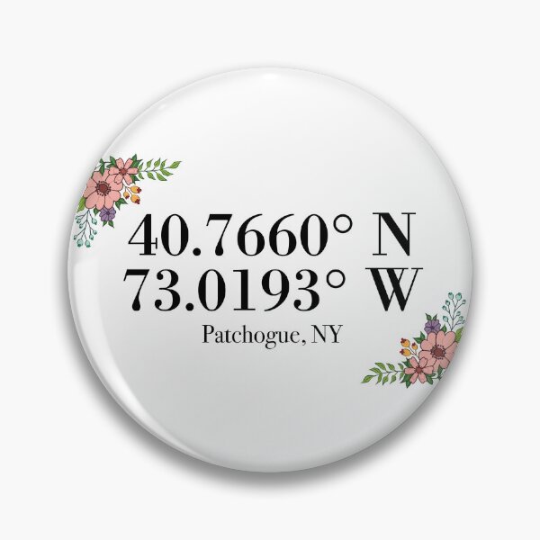 Item preview, Patchogue, NY Coordinates designed and sold by mynameisliana.