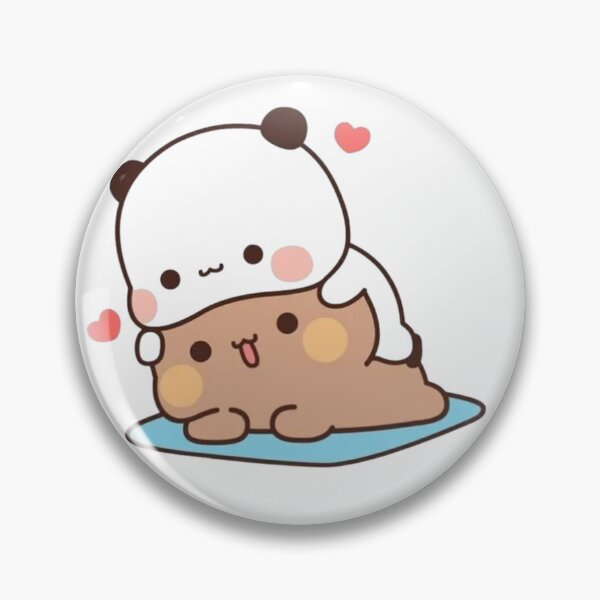Item preview, Bubu And DuDu Hugging Panda Bear And Browne Love 2024 designed and sold by DaresToDream.