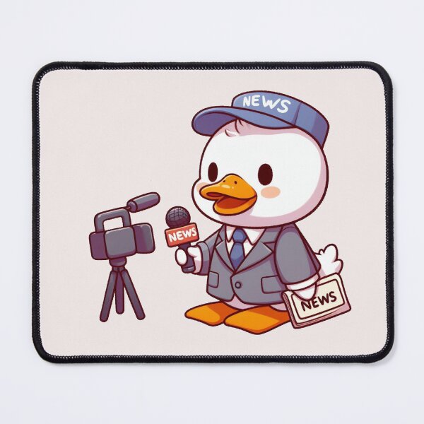 Item preview, Journalist Duck designed and sold by LemuellTrends.