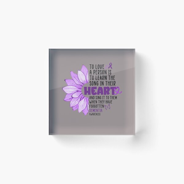 Item preview, Purple Sunflower Dementia Awareness designed and sold by AlienOccupation.