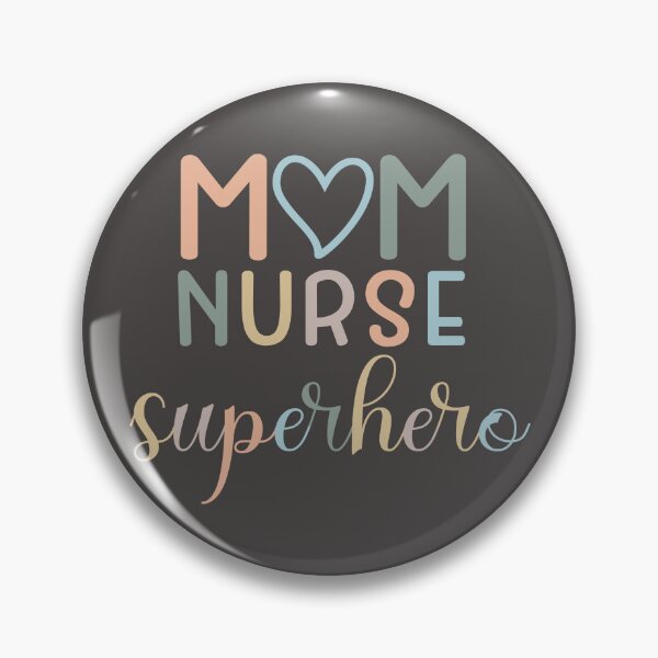 Item preview, Mom Nurse Superhero Typography Mother's Day Nurse Appreciation Week designed and sold by darkskydelights.