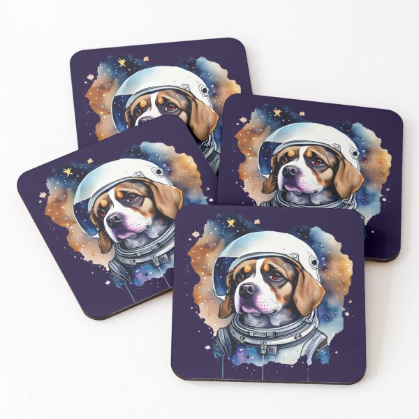 Item preview, Astronaut beagle dog in space designed and sold by Astralia.