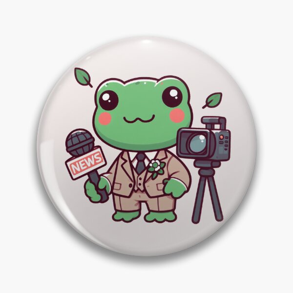 Item preview, Journalist Frog designed and sold by LemuellTrends.