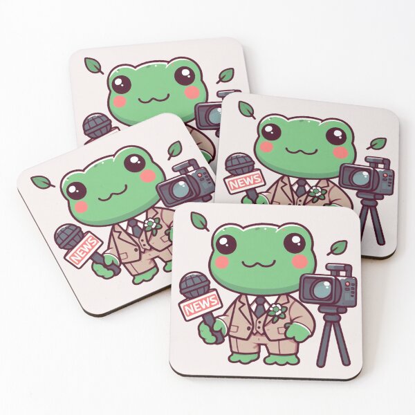 Item preview, Journalist Frog designed and sold by LemuellTrends.