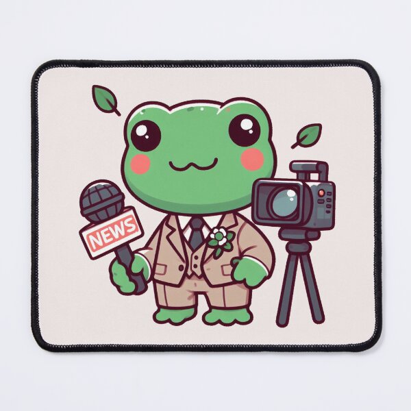 Item preview, Journalist Frog designed and sold by LemuellTrends.