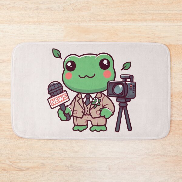 Item preview, Journalist Frog designed and sold by LemuellTrends.