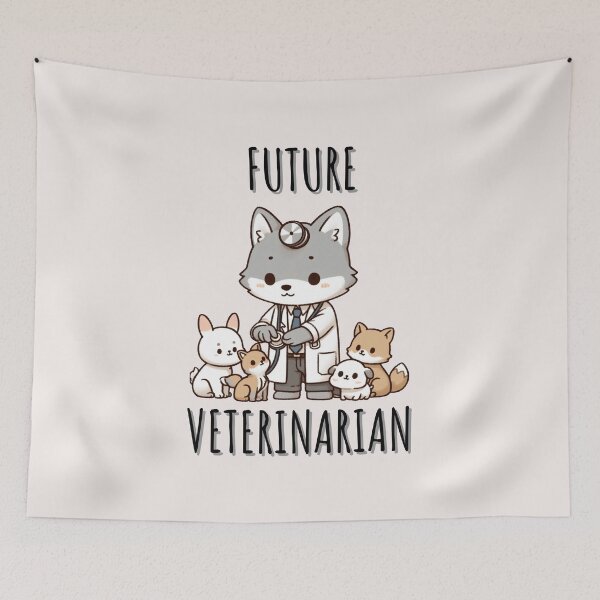 Item preview, Future Veterinarian Wolf designed and sold by LemuellTrends.