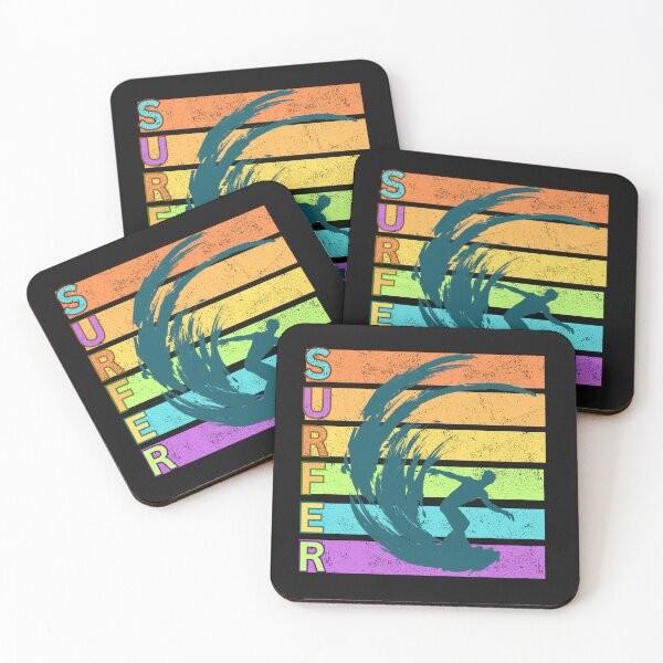 Item preview, Colorful Grunge Textured Surfer Design designed and sold by AlienOccupation.