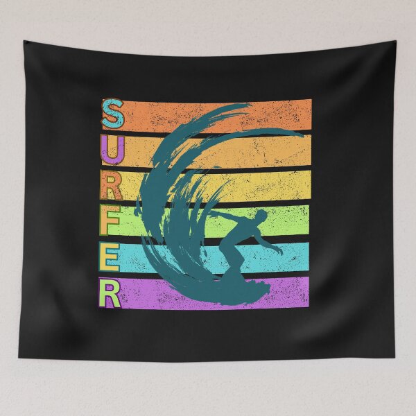 Item preview, Colorful Grunge Textured Surfer Design designed and sold by AlienOccupation.