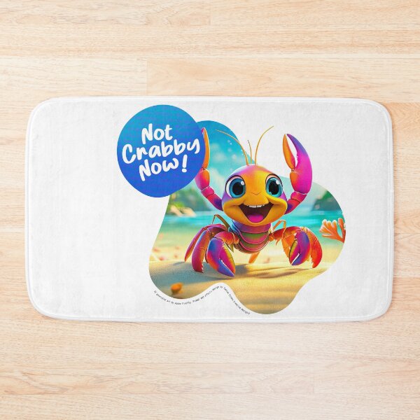 Item preview, Not Crabby Now! - 3D Illustration designed and sold by SAVEUSWOW.