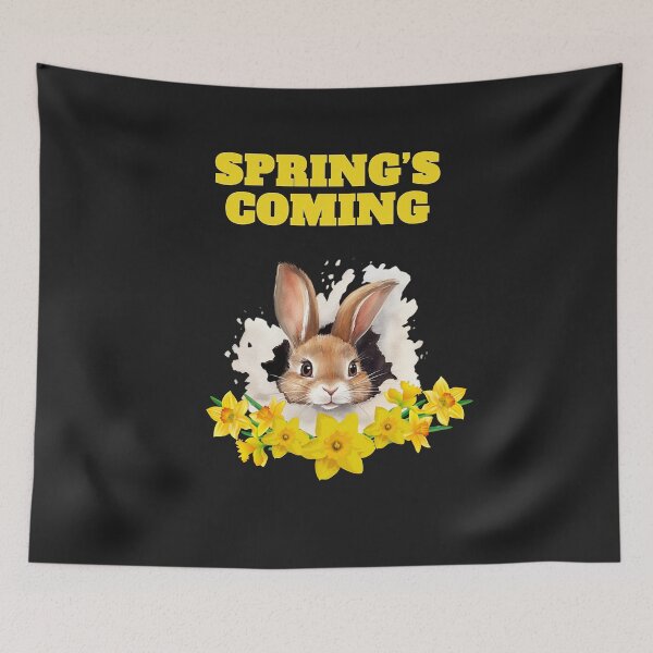 Item preview, Winter Rabbit Spring's Coming designed and sold by AlienOccupation.