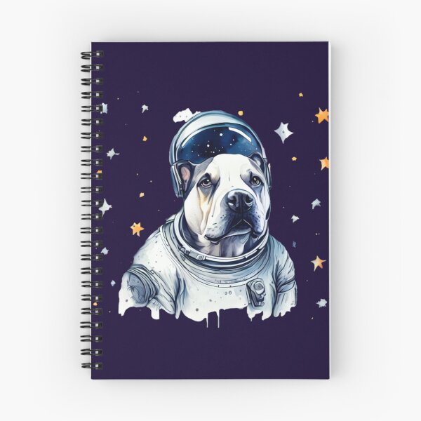 Item preview, Dogo Argentino astronaut in space designed and sold by Astralia.