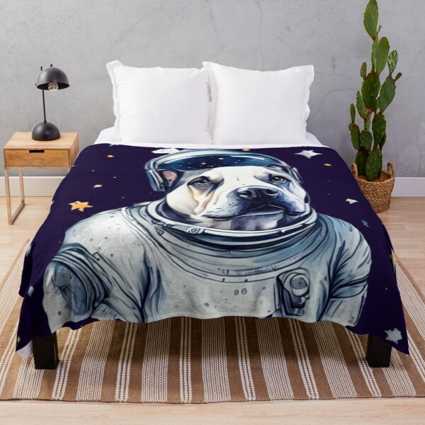 Item preview, Dogo Argentino astronaut in space designed and sold by Astralia.