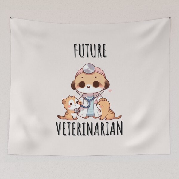 Item preview, Future Veterinarian Meerkat designed and sold by LemuellTrends.