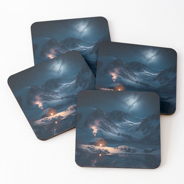 Item preview, Starry Solace in the Snowy Silence designed and sold by dreamboundarts.