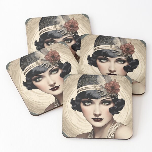 Item preview, Vamp Flapper with Flower Headband designed and sold by Hautefort.