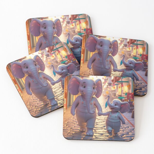 Item preview, Elephant Portrait. elephant person, walking down the street designed and sold by ElephantVibes.