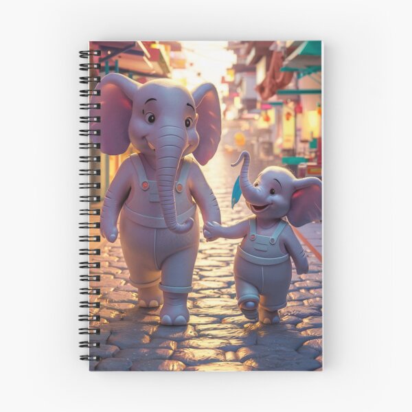 Item preview, Elephant Portrait. elephant person, walking down the street designed and sold by ElephantVibes.