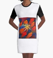 Ölgemälde - Upstream, Auszug 2008 T-Shirt Kleid