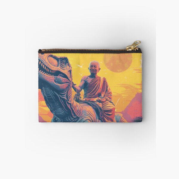 Item preview, budhha riding dinosaur Tyrannosaurus  designed and sold by Rockwpapart.