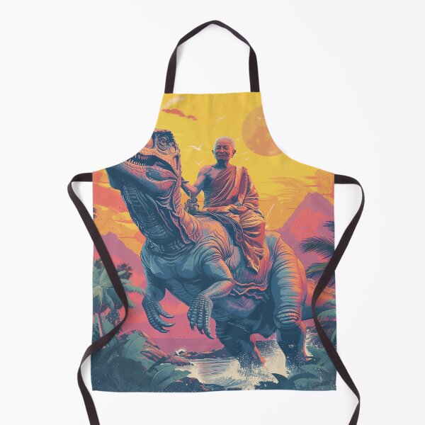 Item preview, budhha riding dinosaur Tyrannosaurus designed and sold by Rockwpapart.