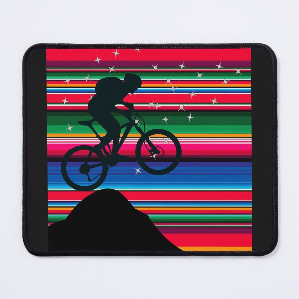 Item preview, Serape Desert Mountain Biker designed and sold by AlienOccupation.