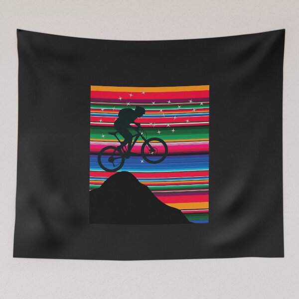 Item preview, Serape Desert Mountain Biker designed and sold by AlienOccupation.