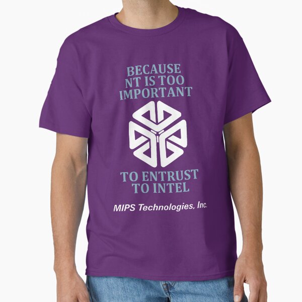 Item preview, Because NT is too Important To Entrust to Intel SGI Shirt designed and sold by WysiWygProtogen.