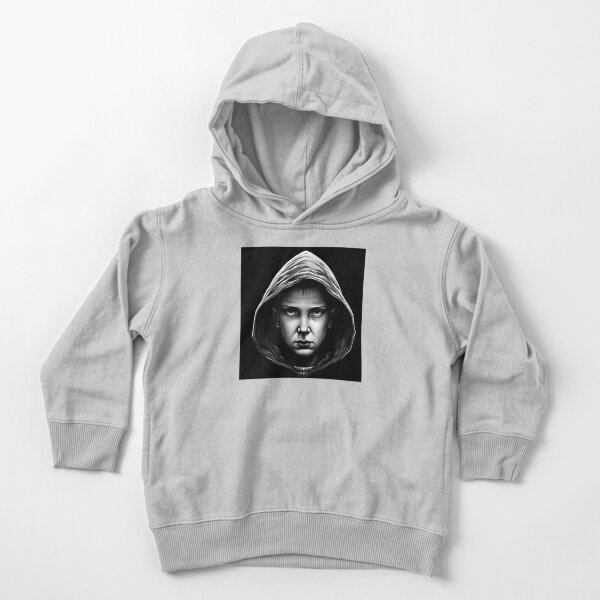 Item preview, Eleven from STRANGER THINGS, black and white drawing designed and sold by ArtandSmile.